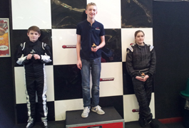 Racing Perfection Kart Academy Eastleigh Juniors Final Podium - Round 3